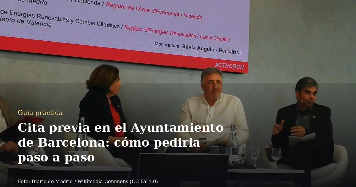 Cita previa en el Ayuntamiento de Barcelona: cómo pedirla paso a paso