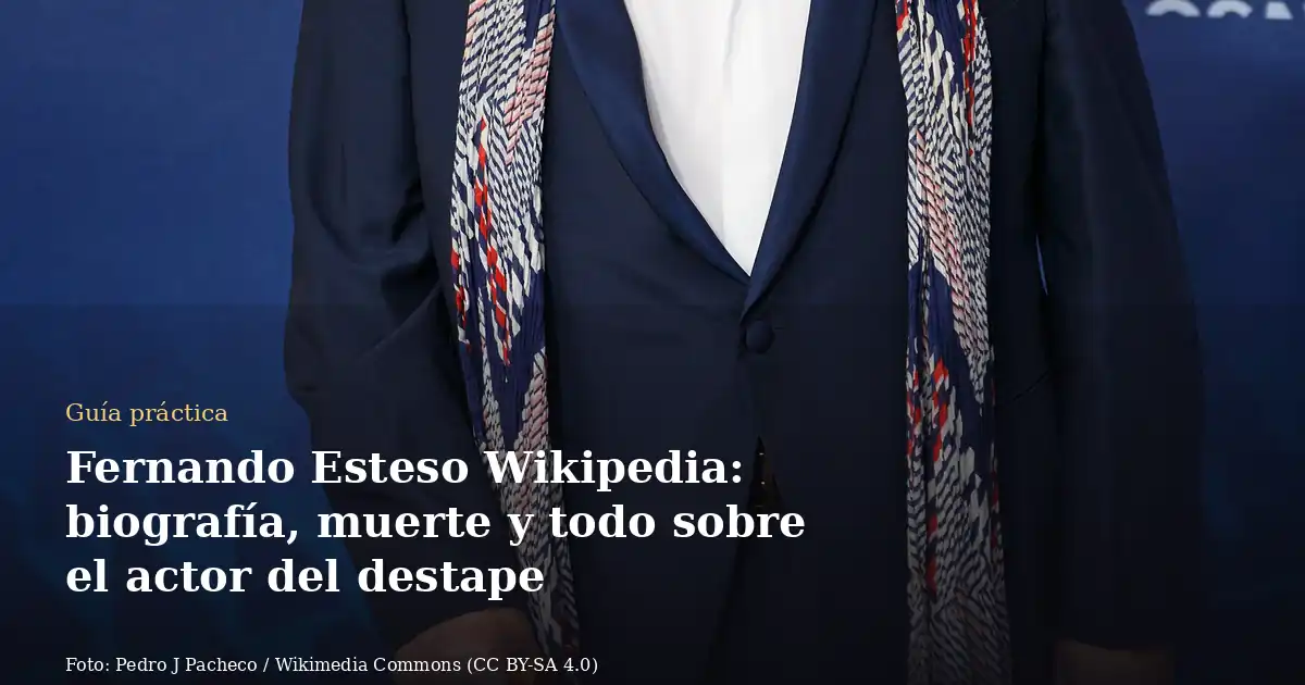 Fernando Esteso Wikipedia: biografía, muerte y todo sobre el actor del destape